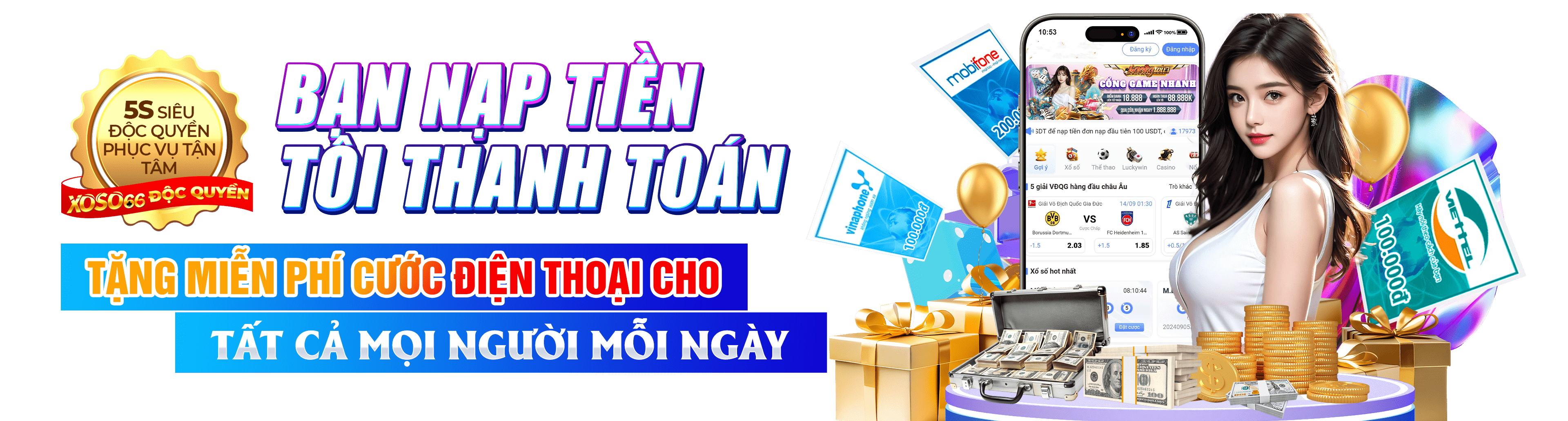 Hình ảnh quảng cáo của cmw hiển thị nền tảng và các lợi ích