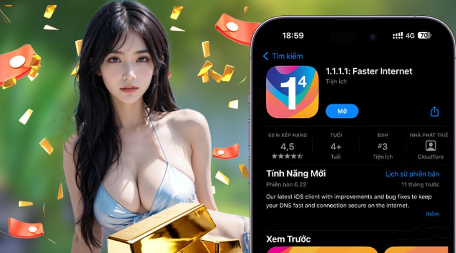 Hình ảnh quảng cáo của cmw hiển thị nền tảng và các lợi ích